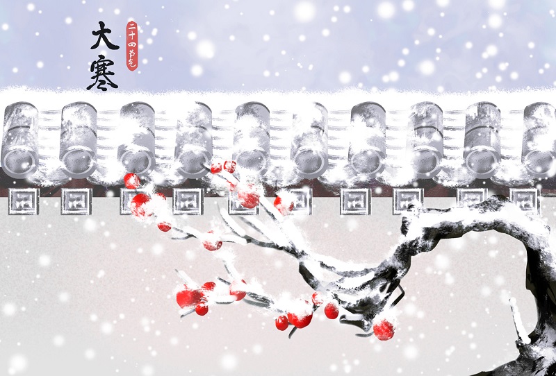 大寒：冬將盡，花可期，共盼春來